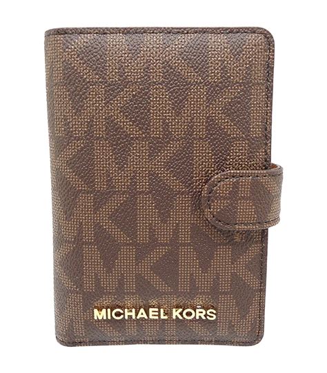 michael kors passport holder mens|Michael Kors travel passport wallet.